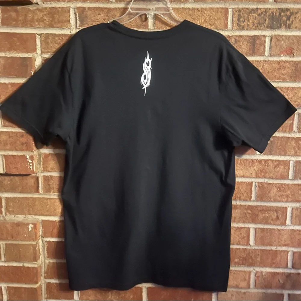 Slipknot Band Men’s L Short Sleeve Cotton Tshirt Black Graphic Print Eyeless EUC - Picture 4 of 5